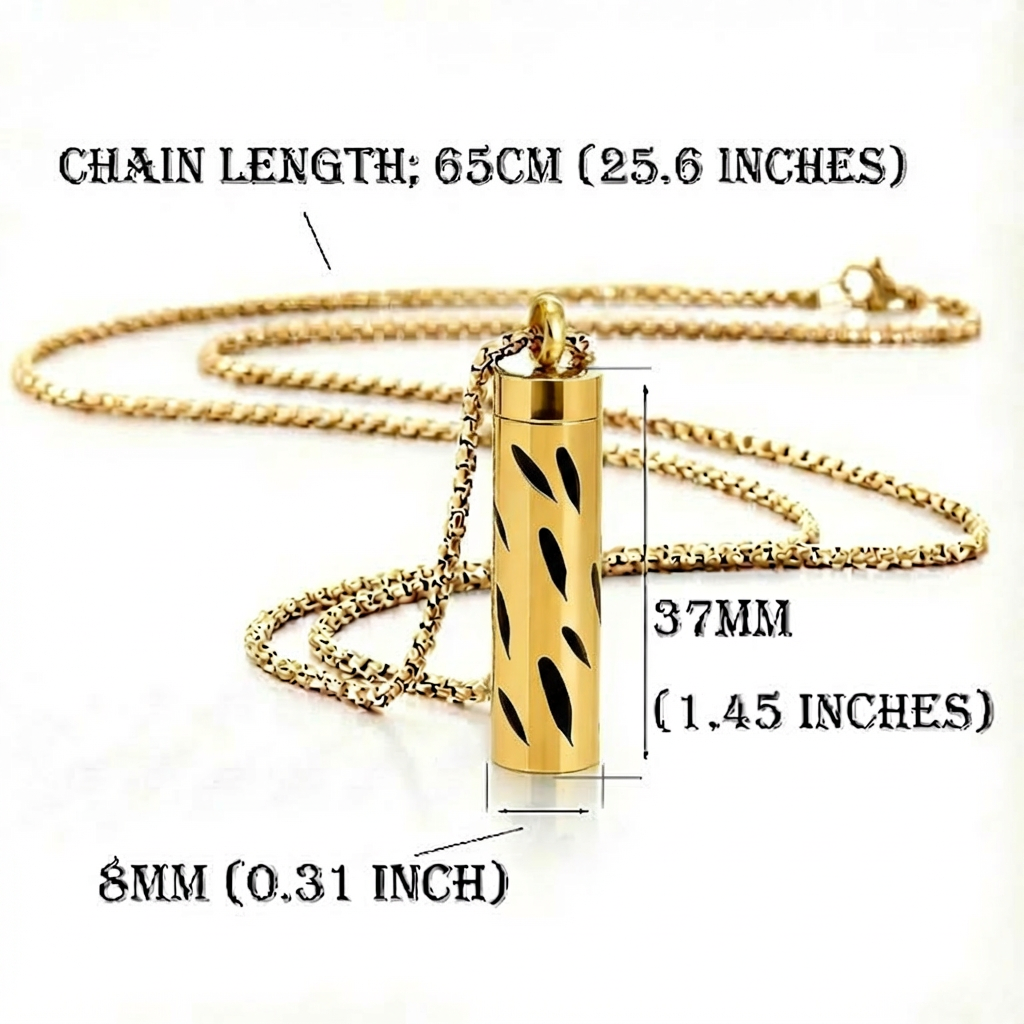 Talisman_Holder_Necklace_Flow_Marks_size