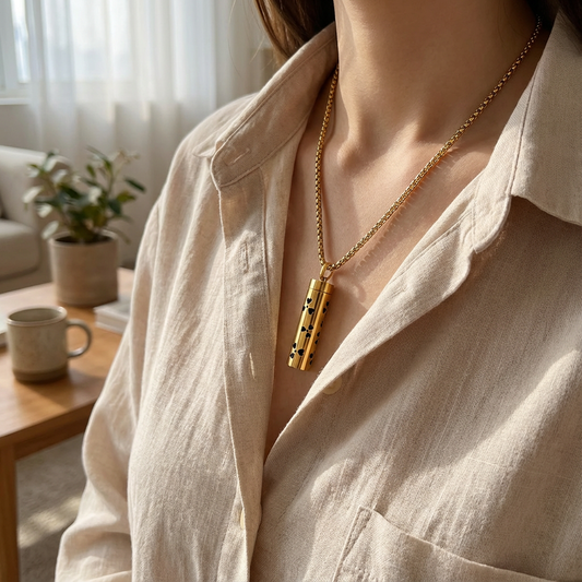 Talisman_Holder_Necklace_Lucky_Clover_Pattern_Rendered_image