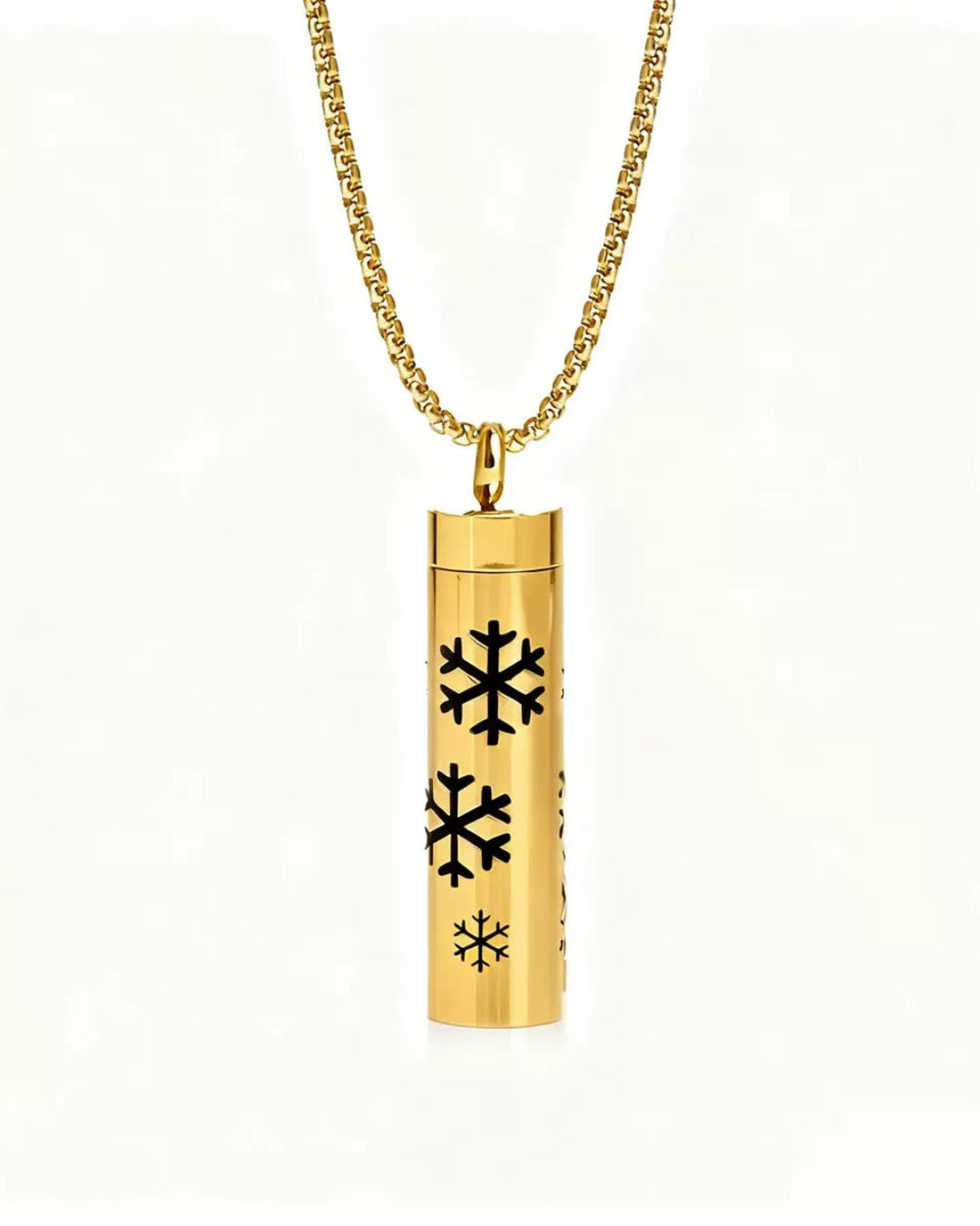 Talisman_Holder_Necklace_Snowflake_Pattern