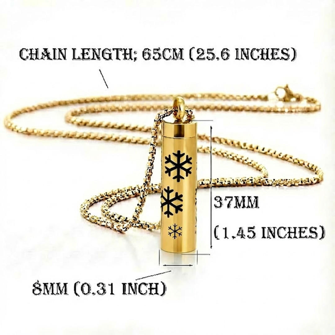 Talisman_Holder_Necklace_Snowflake_Pattern_size